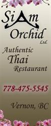 Siam Orchid, Vernon, BC opening hours