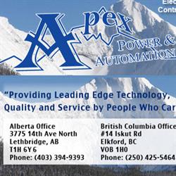 Apex Power & Automation Ltd in Lethbridge, opening hours