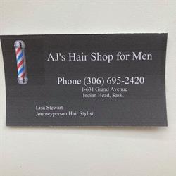 AJ's Hair Shop For Men in Indian Head, opening hours