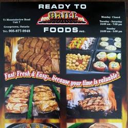 Ready To Grill Foods Inc in Georgetown, opening hours