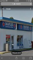 Maples Convenience Store in Cornwall, opening hours