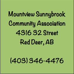 Mountview Sunnybrook Community Association, Red Deer, AB opening hours