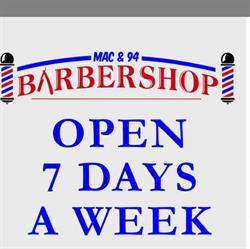 Mac & 94 Barbershop, Calgary, AB opening hours