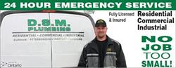 DSM Plumbing, Oshawa, ON opening hours