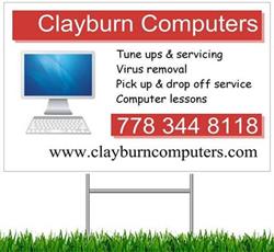 Clayburn Computers, Abbotsford, BC opening hours