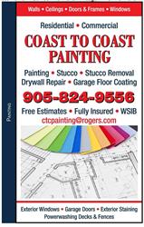 Coast To Coast Painting, Mississauga, ON opening hours