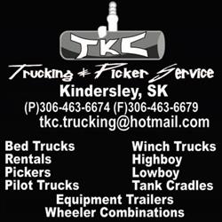 TKC Trucking & Picker Service, Kindersley, SK opening hours
