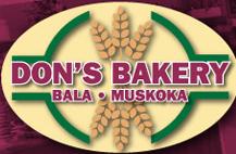 Don's Bakery, Bala, ON opening hours