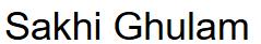 Sakhi Ghulam in Toronto, ON (Downtown) - Opening Hours