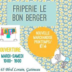 Friperie Le Bon Berger, Gatineau, QC opening hours