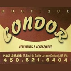 Boutique Condor, Lorraine, QC opening hours