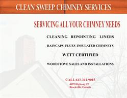 Clean Sweep Chimney Services, Brockville, ON opening hours