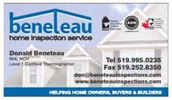 Beneteau Home Inspection Service, Windsor, ON opening hours