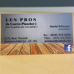 Les Pros du Couvre-Plancher inc, Saint-Charles-de-Drummond, QC opening hours