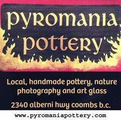 Pyromania Pottery, Coombs, BC opening hours