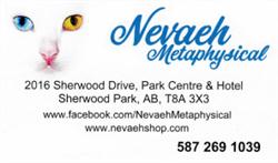 Nevaeh Metaphysical, Sherwood Park, AB opening hours