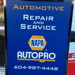 NAPA AUTOPRO, North Vancouver, BC opening hours