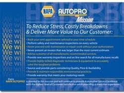 NAPA AUTOPRO, St. Thomas, ON opening hours