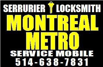 Serrurier Montreal Metro Locksmith, Anjou, QC opening hours