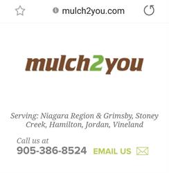 Mulch 2 You, Smithville, ON opening hours