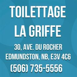 Toilettage La Griffe, Edmundston, NB opening hours