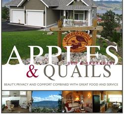 Apples and Quails Bed & Breakfast, Summerland, BC opening hours