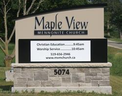 Maple View Mennonite Church, Wellesley, ON opening hours