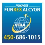 Voyages FunRex Alcyon, Laval, QC opening hours