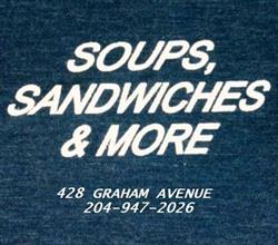Soups Sandwiches & More, Winnipeg, MB opening hours