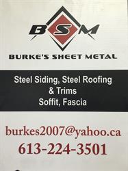 Burke's Sheet Metal 2007 Inc, Nepean, ON opening hours