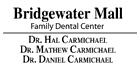 Bridgewater Dental Centre (formerly Bridgewater Mall Family Dental Center), opening hours