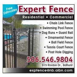 Expert Fence Co Ltd, Bathurst, NB opening hours