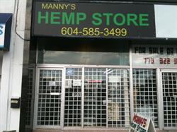 Manny's Hemp Store, Surrey, BC opening hours