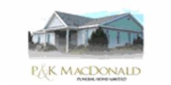 P & K MacDonald Funeral Home Limited, New Glasgow, NS opening hours