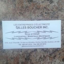 Les Entreprises d'Électricité Gilles Boucher, Saint-Jean-sur-Richelieu, QC opening hours