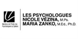 Les Psychologues N Vézina & M Zanko, Saint-Jean-sur-Richelieu, QC opening hours