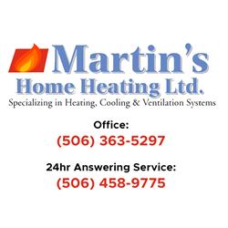 Martin's Home Heating Ltd, Burtts Corner, NB opening hours