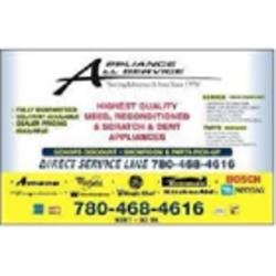 Appliance All Service USED SALES - PARTS - SERVICE, Edmonton, AB opening hours