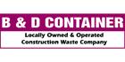B & D Containers, Courtenay, BC opening hours