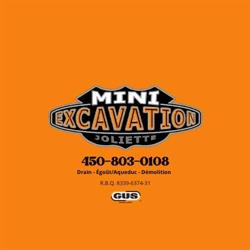 Mini-Excavation Joliette, opening hours