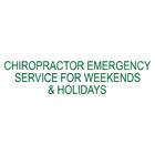 Chiropractor Emergency Service For Weekends & Holidays, Winnipeg, MB opening hours