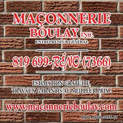 Maçonnerie Boulay Inc., Trois-Rivières, QC opening hours