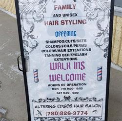 Altering Edges Hair Studio, Bonnyville, AB opening hours