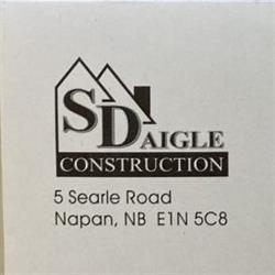 S.Daigle Construction Ltd, Napan, NB opening hours