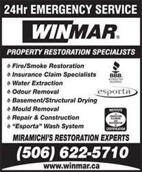 Winmar, Miramichi, NB opening hours