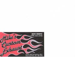 Mike's Custom Exhaust Ltd, Sherwood Park, AB opening hours