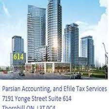 Parsian Accounting, Payroll, and Efile Tax Services., Thornhill, ON opening hours