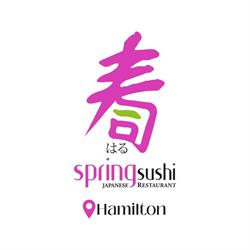 Spring Sushi Hamilton, opening hours