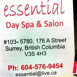 Essential Day Spa & Salon, Surrey, BC opening hours