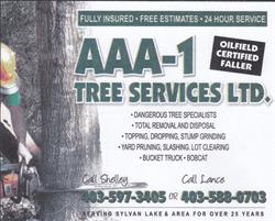 AAA-1 Tree Services Ltd., Sylvan Lake, AB opening hours